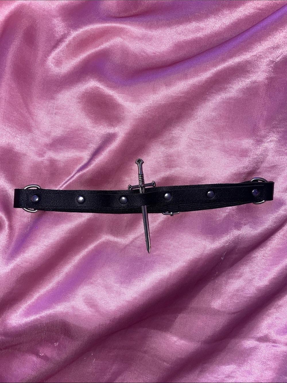 Dolls Kill Black Dagger Thigh Garter 🗡️